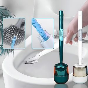 WC četka + dozator sredstva za čišćenje - Silikon, 360° | FLUSHBRUSH