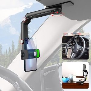 Izvlačeći držač za telefon za auto - 360° rotacija, neklizajući | VISORDOCK