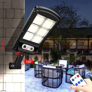 Solarno svetlo sa senzorom pokreta - 48 LED, IP65, 3 režima, daljinski upravljač | SENSLED