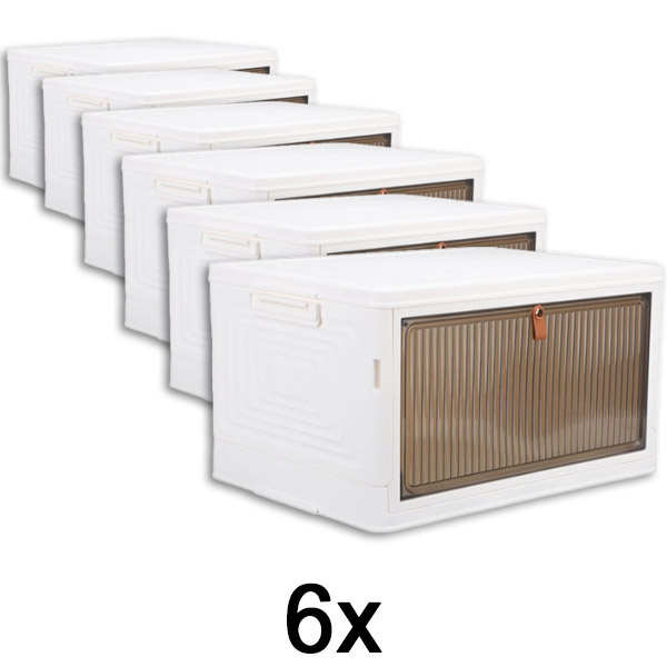 6x Kutija za odlaganje sa poklopcem – spremna za 2 minuta, bez alata | ORGABOX