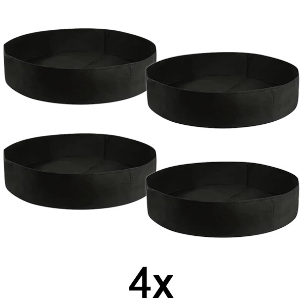 4x Tekstilna podignuta baštenska gredica – 90 x 30 cm, prozračni filc | PLANTIE