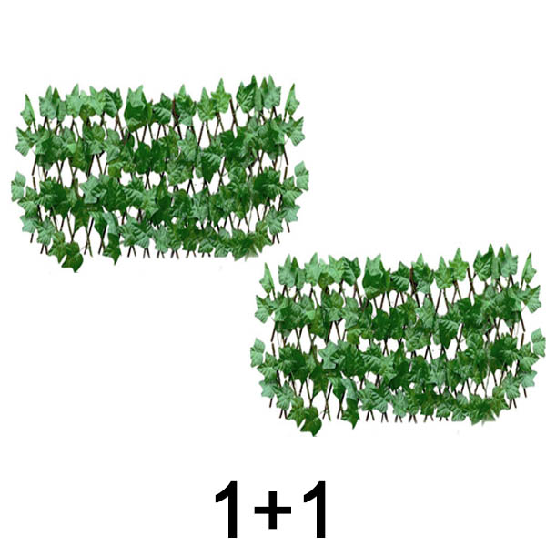 1x Proširiva panelna ograda sa bršljanom – 30×180 cm, UV otporna, bez alata | GREENFENCE 1+1 BESPLATNO