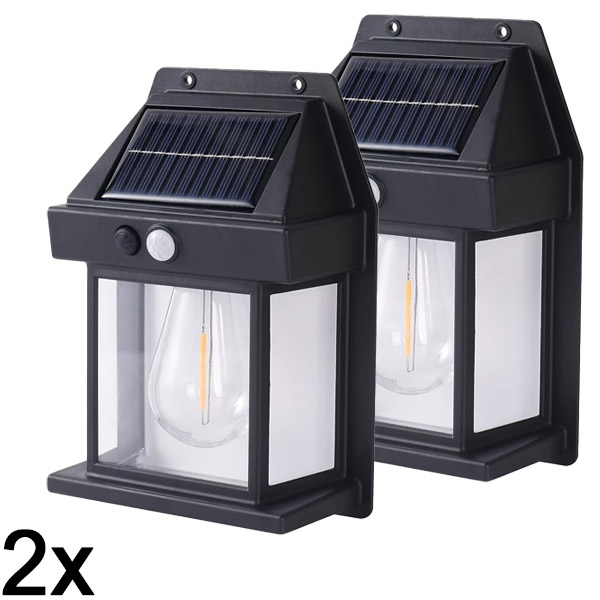 2x Solarna spoljna lampa – nije potrebno ožičenje | FLUXLAMP