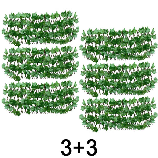 3x Proširiva panelna ograda sa bršljanom – 30×180 cm, UV otporna, bez alata | GREENFENCE 1+1 BESPLATNO