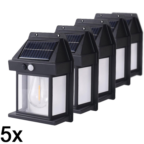 5x Solarna spoljna lampa – nije potrebno ožičenje | FLUXLAMP