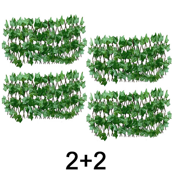 2x Proširiva panelna ograda sa bršljanom – 30×180 cm, UV otporna, bez alata | GREENFENCE 1+1 BESPLATNO