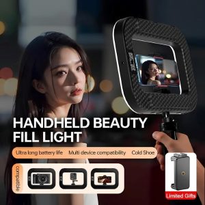 LED prstenasto svetlo 29 cm - 2500K-8500K, baterija, držač za telefon | LUMIRING