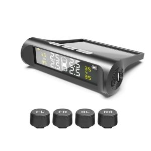 Sistem za praćenje pritiska u gumama - 4 Senzora, Solarno + USB, IPX7 | TIREPRESS