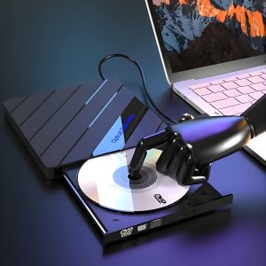 Spoljni DVD uređaj + 4-portni USB hub sa čitačem SD kartica i USB-C priključkom | LAPDISC