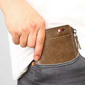 Bezbedan kožni novčanik sa rajsferšlusom | ZIPPWAL